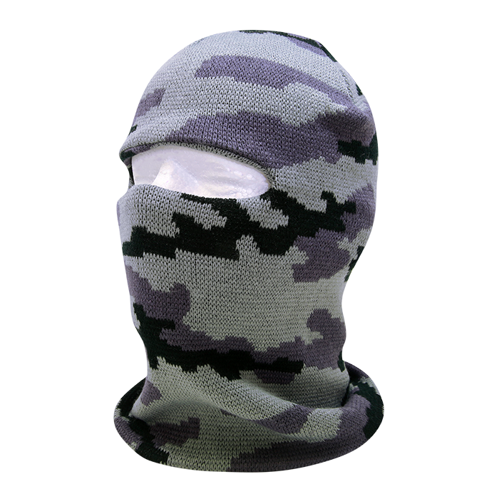 DECKY 8033 Camo 1 Hole Mask, Urban