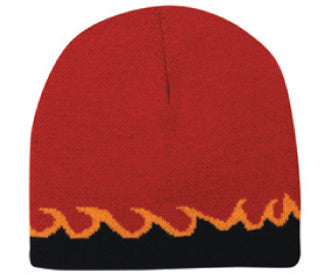 Otto Flame Design Acrylic Knit 8 Reversible Beanie