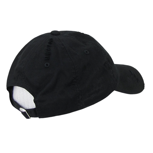 DECKY 959 6-Panel Low Profile Relaxed Vintage Dad Hat, Black | 959-BLACK