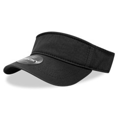 Decky Classic 962 Polo Visor, Chino Twill Cotton, Hook & Loop