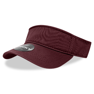 Decky Classic 962 Polo Visor, Chino Twill Cotton, Hook & Loop