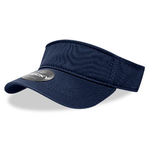 Decky Classic 962 Polo Visor, Chino Twill Cotton, Hook & Loop