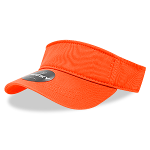 Decky Classic 962 Polo Visor, Chino Twill Cotton, Hook & Loop
