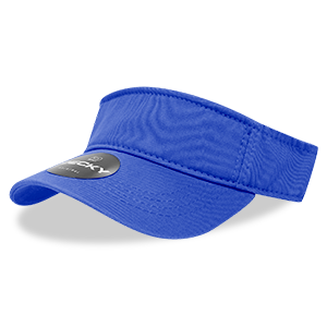 Decky Classic 962 Polo Visor, Chino Twill Cotton, Hook & Loop