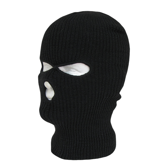 Decky 970 Tactical Mask 3-Hole Braided Knit Beanie