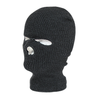 Decky 970 Tactical Mask 3-Hole Braided Knit Beanie