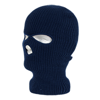 Decky 970 Tactical Mask 3-Hole Braided Knit Beanie