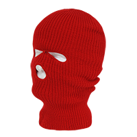 Decky 970 Tactical Mask 3-Hole Braided Knit Beanie
