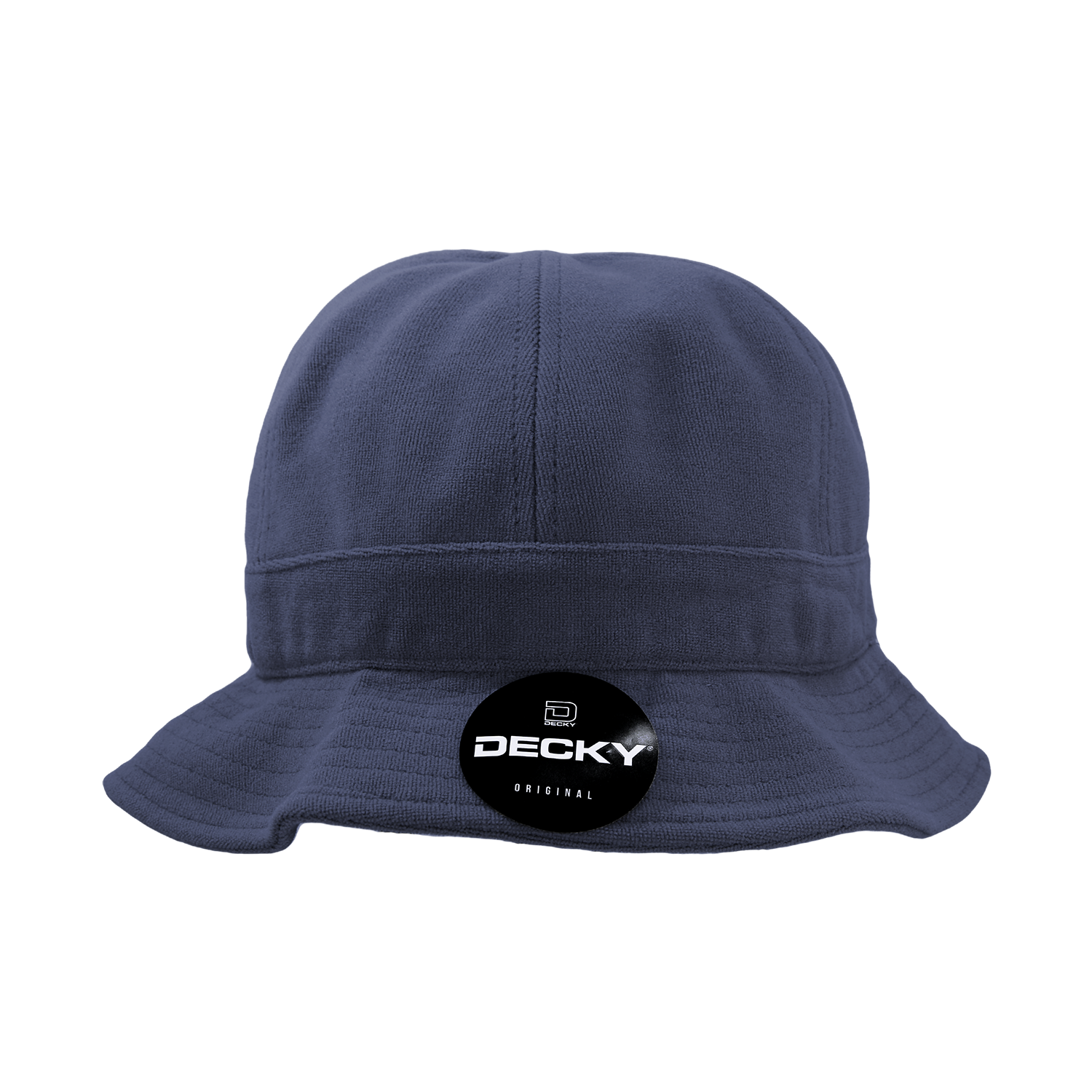 DECKY 980 Relaxed Terry Bucket Hat, Navy