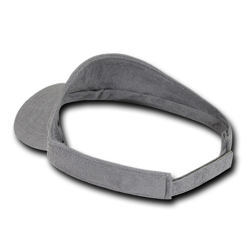 DECKY 996 Terry Visor, Grey