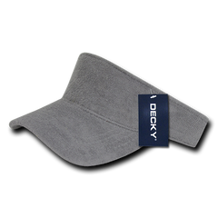 DECKY 996 Terry Visor, Grey