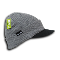 DECKY HybriCap2 C02 Rib Knit Beanie with Visor