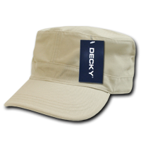 DECKY GRM Washed Cotton G.I. Cap, Low Profile, 5-Panel, Hook & Loop