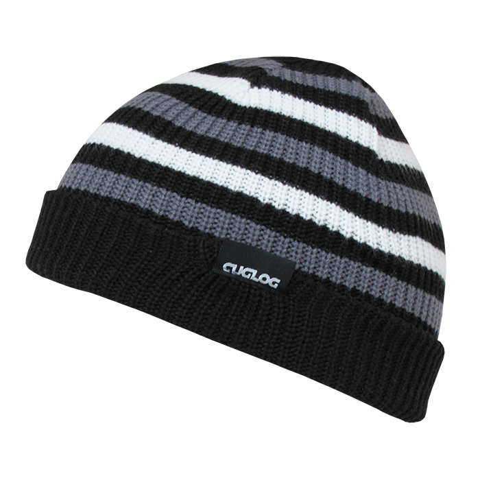 DECKY Kilimanjaro Striped Rib Knit Beanie | K005