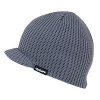 DECKY K006 Waffle Knit Visor Beanie