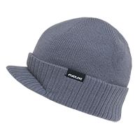 DECKY Ararat Rib Knit Beanie with Visor, 100% Acrylic