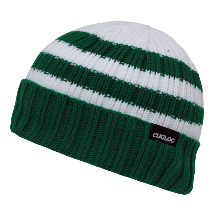 DECKY Shasta Cable Knit Striped Beanie | K014