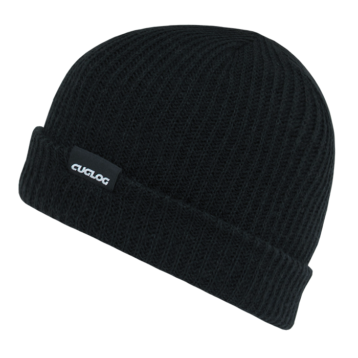 DECKY Halla K017 Cable Knit Acrylic Beanie, Black