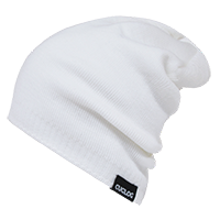 Decky Aconcagua Unisex Slouch Beanie, Rib Knit Acrylic, Black|K018