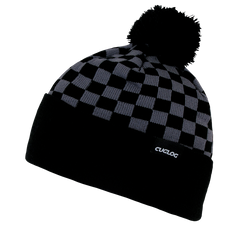 DECKY Changbai Checkered Pom Beanie | K019