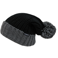 Decky Rainier 2-Tone Long Cuffed Beanie with Oversized Pompom | K030