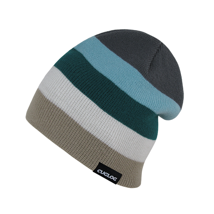 Decky Rushmore Striped Acrylic Beanie
