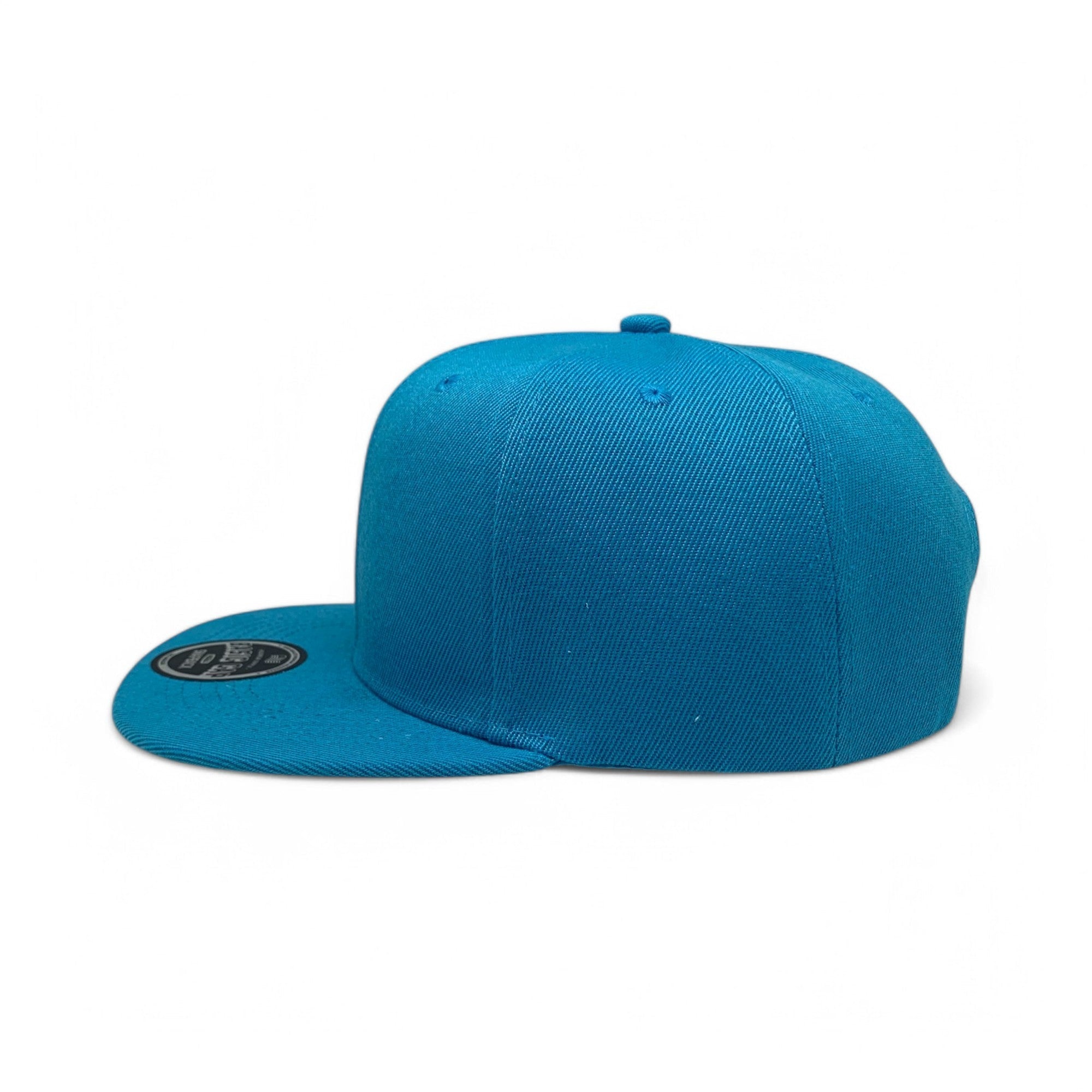 Basic Cap Plain Poly Snapback Hat 8002
