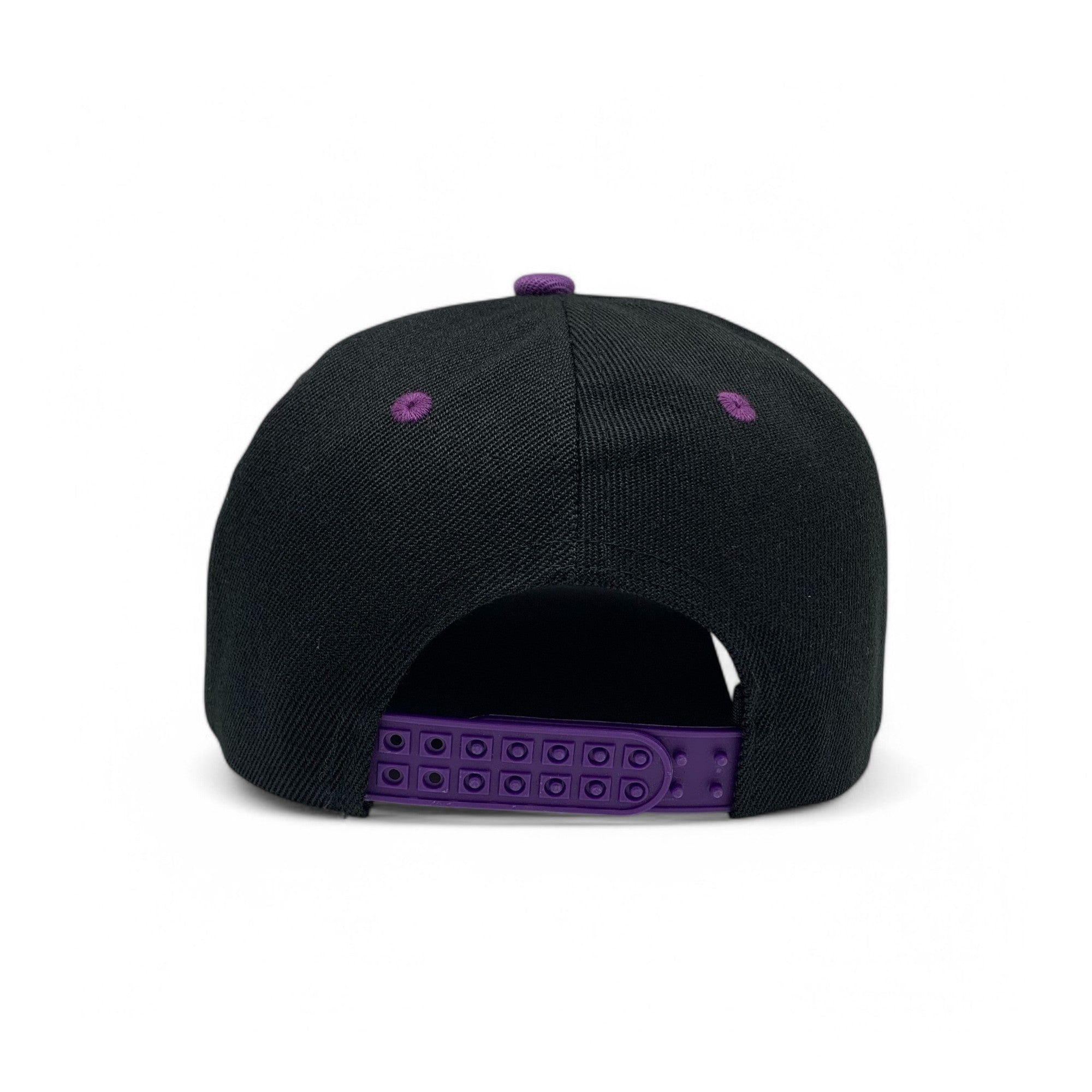 Basic Cap Plain Poly Snapback Hat 8002