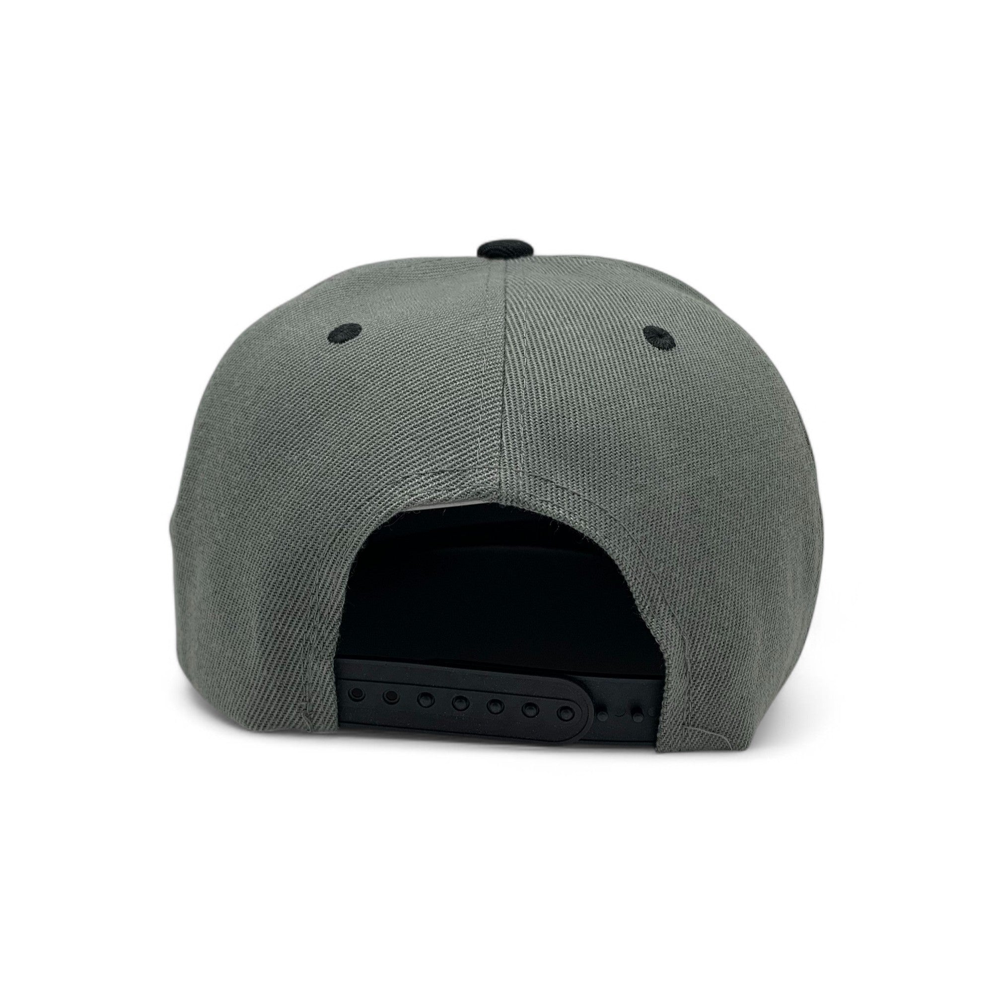 Basic Cap Plain Poly Snapback Hat 8002
