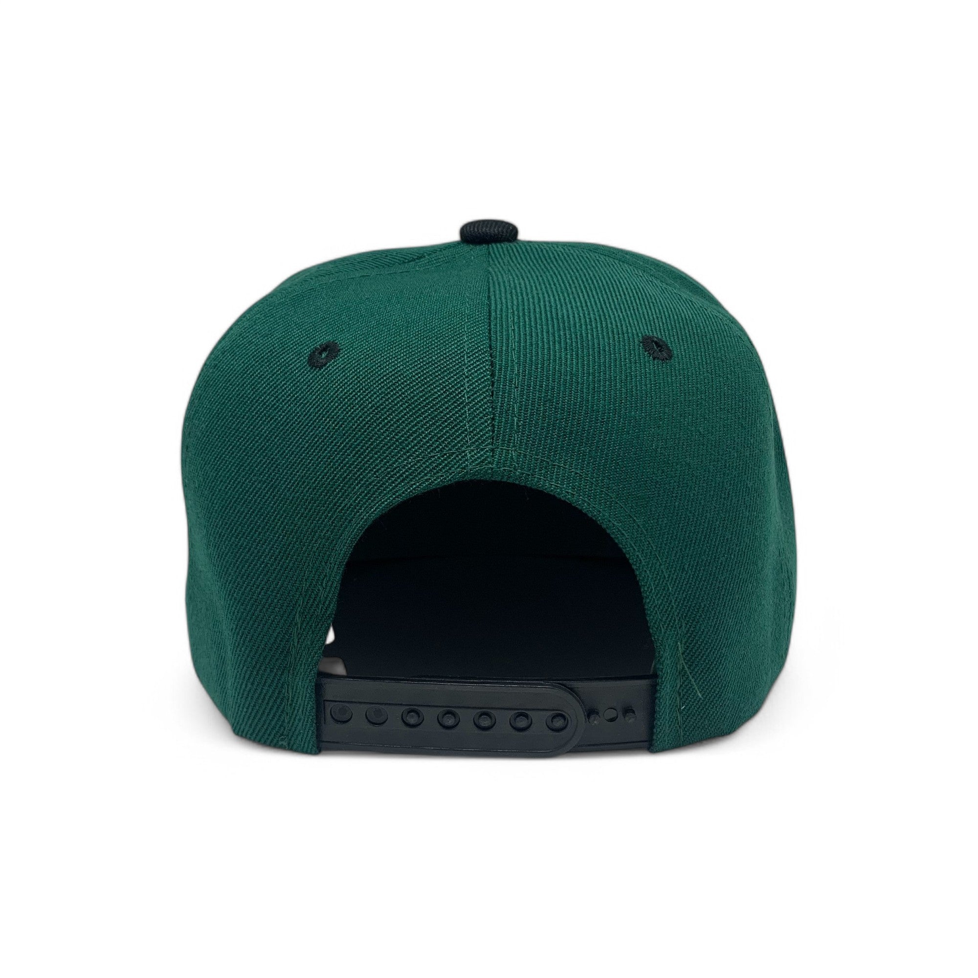 Basic Cap Plain Poly Snapback Hat 8002
