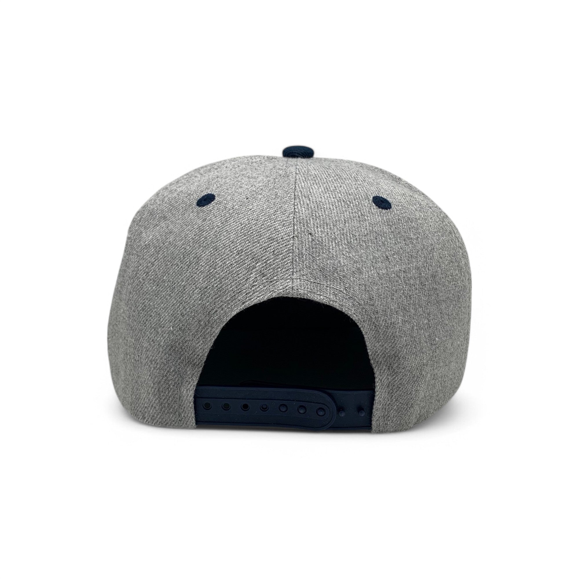 Basic Cap Plain Poly Snapback Hat 8002