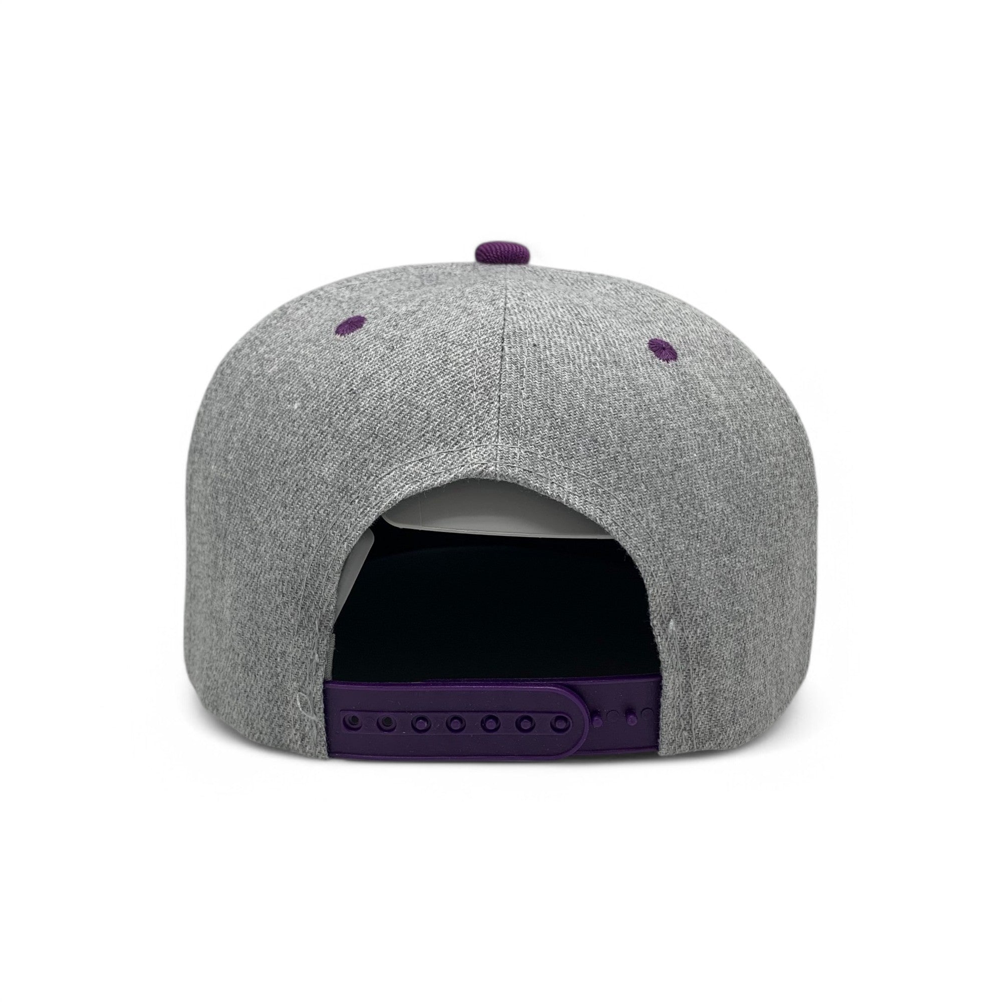 Basic Cap Plain Poly Snapback Hat 8002