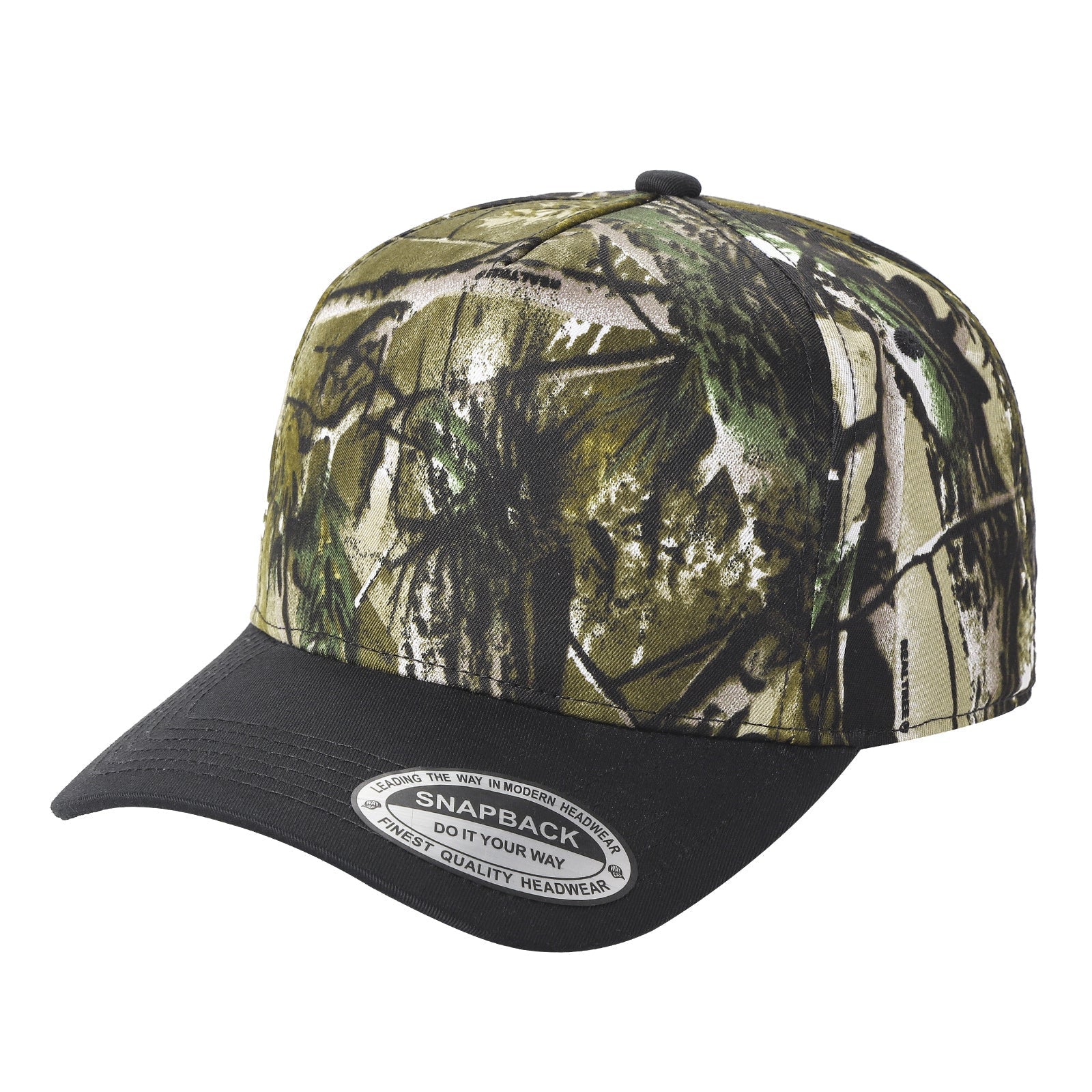 WAYCAP TC 5-Panel Snapback Hat TAN/BLK