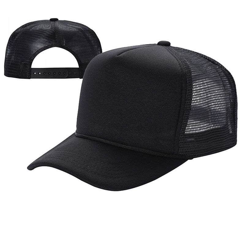 Classic Foam Front Trucker Hat With Mesh Back And Snapback Closure