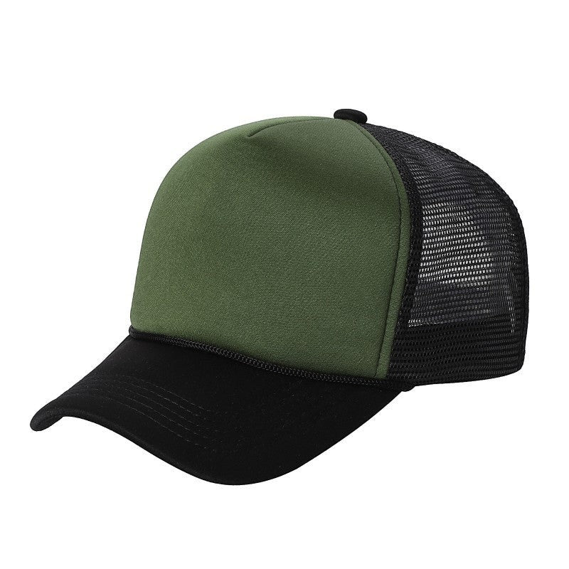 Classic Foam Front Trucker Hat With Mesh Back And Snapback Closure