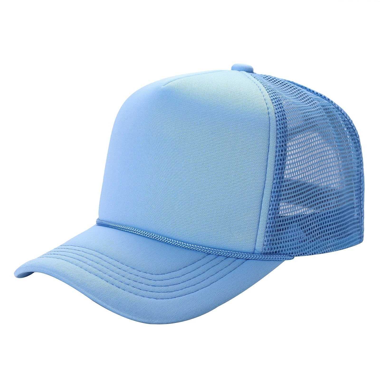 Classic Foam Front Trucker Hat With Mesh Back And Snapback Closure