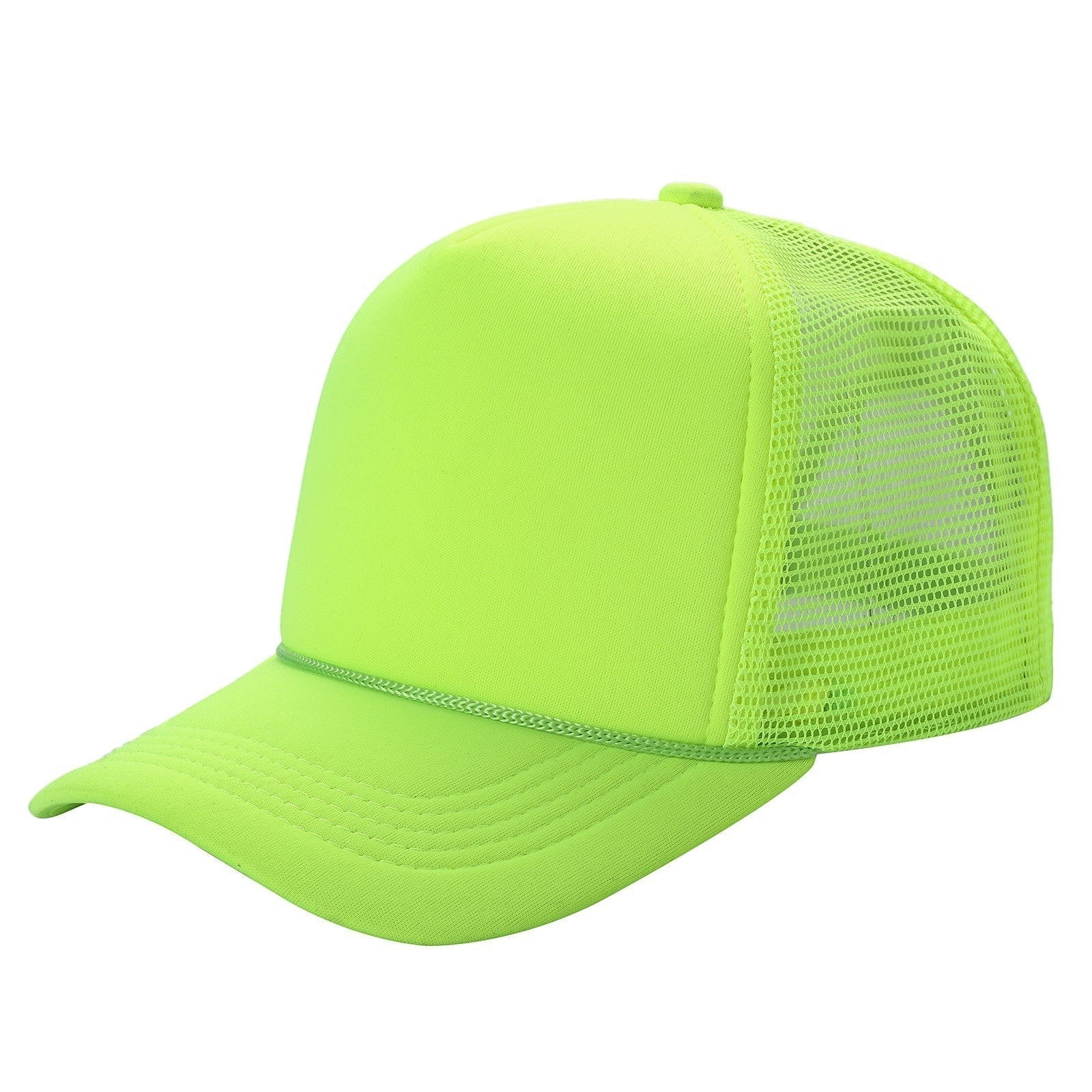 Classic Foam Front Trucker Hat With Mesh Back And Snapback Closure