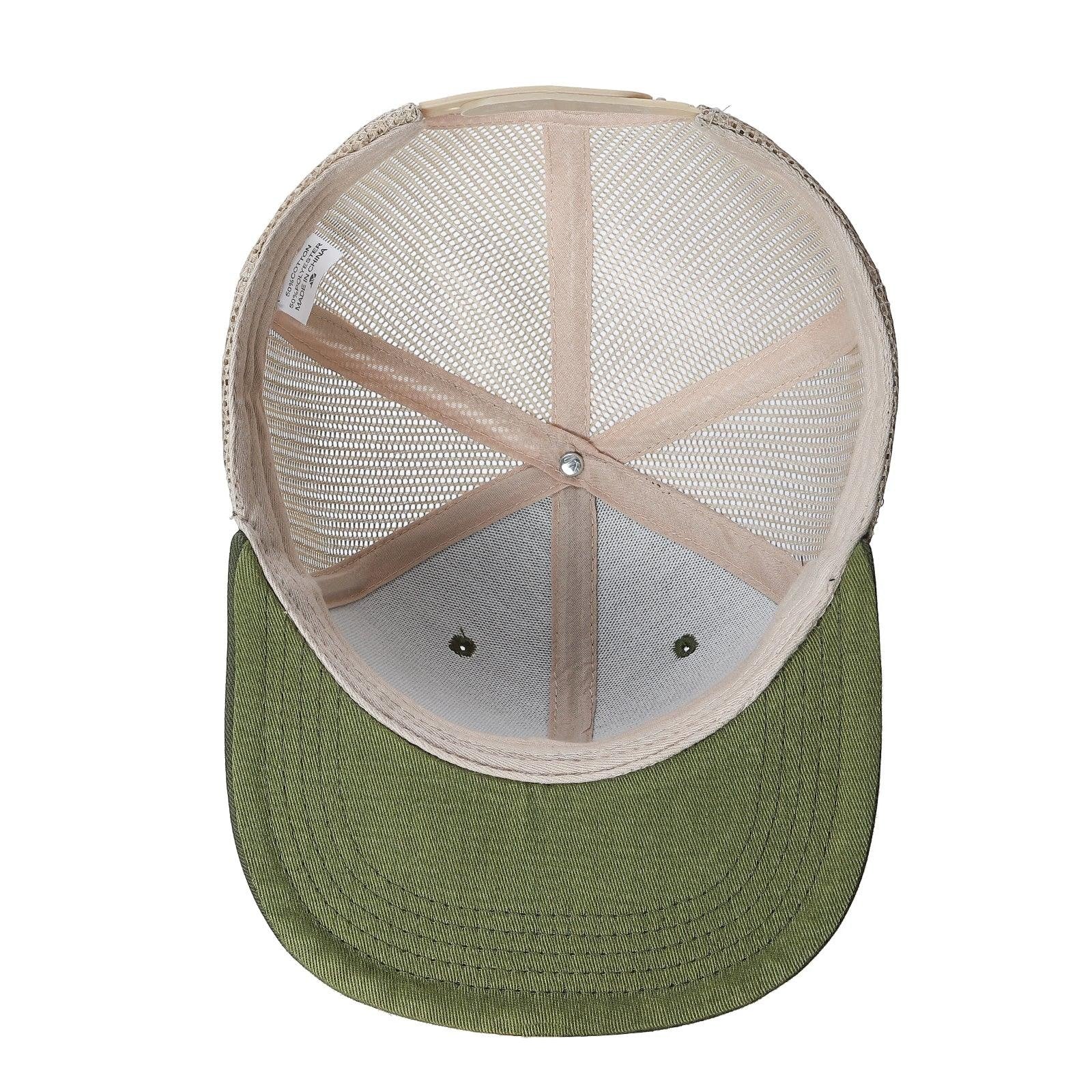 WAYCAP 6FTM 6 Panel Flat Bill Mesh Trucker Hat