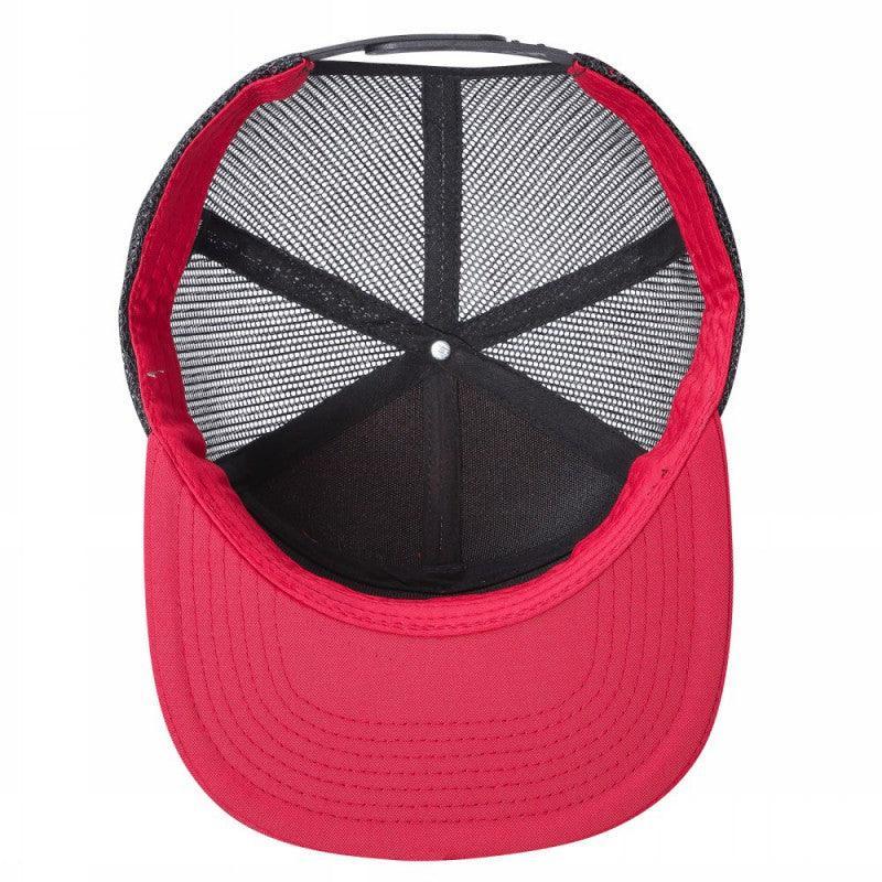 WAYCAP 7FTM 7 Panel Flat Bill Trucker Cap Mesh Back