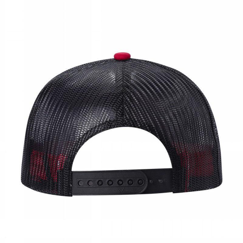 WAYCAP 7FTM 7 Panel Flat Bill Trucker Cap Mesh Back