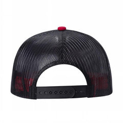 WAYCAP 7FTM 7 Panel Flat Bill Trucker Cap Mesh Back