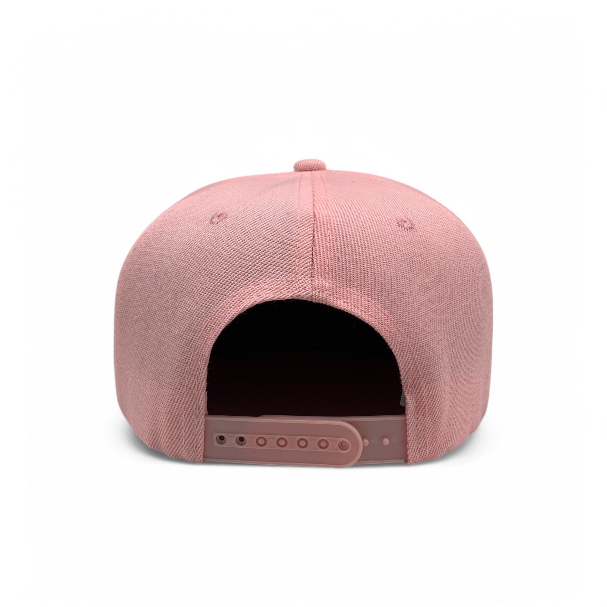 Basic Cap Plain Poly Snapback Hat 8002