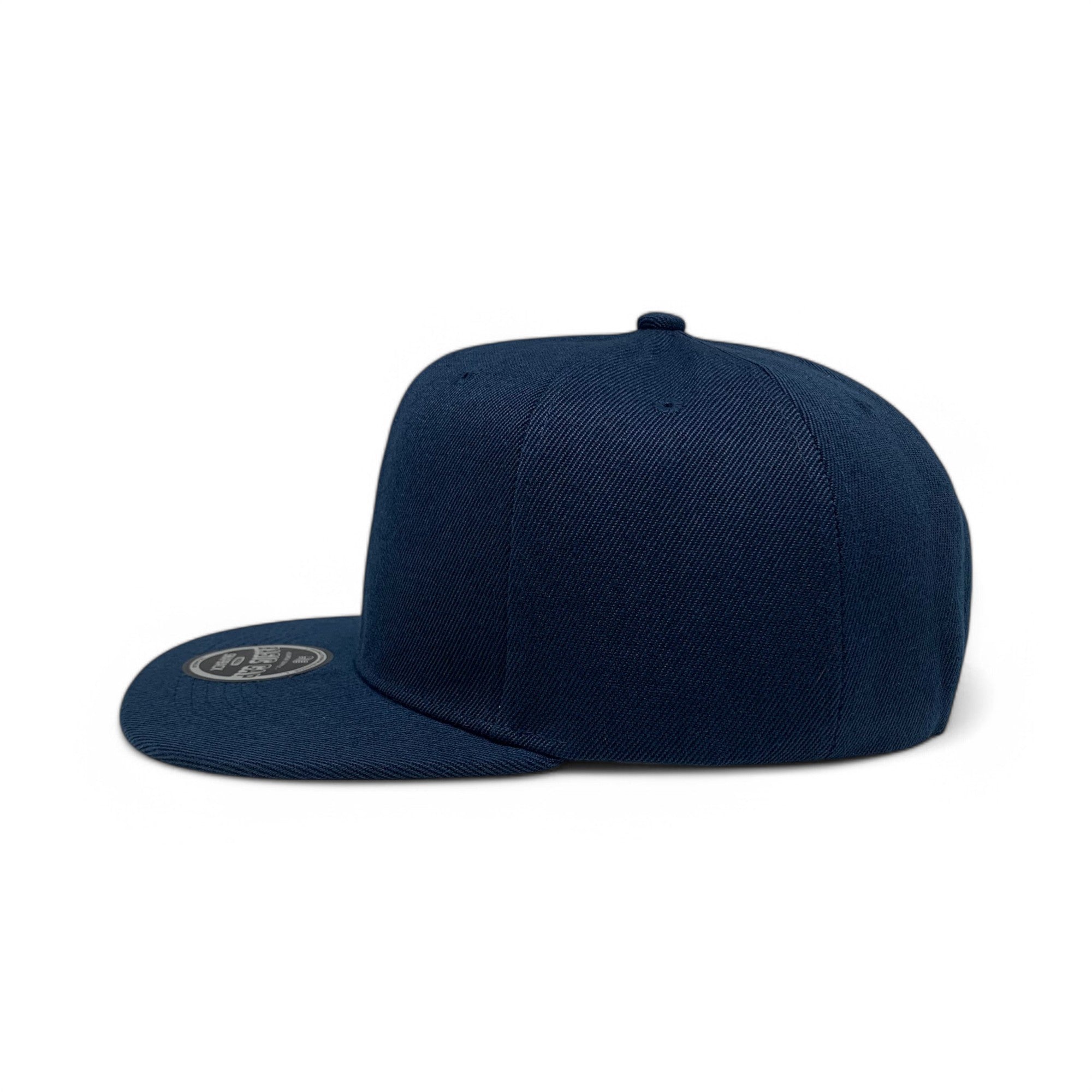 Basic Cap Plain Poly Snapback Hat 8002
