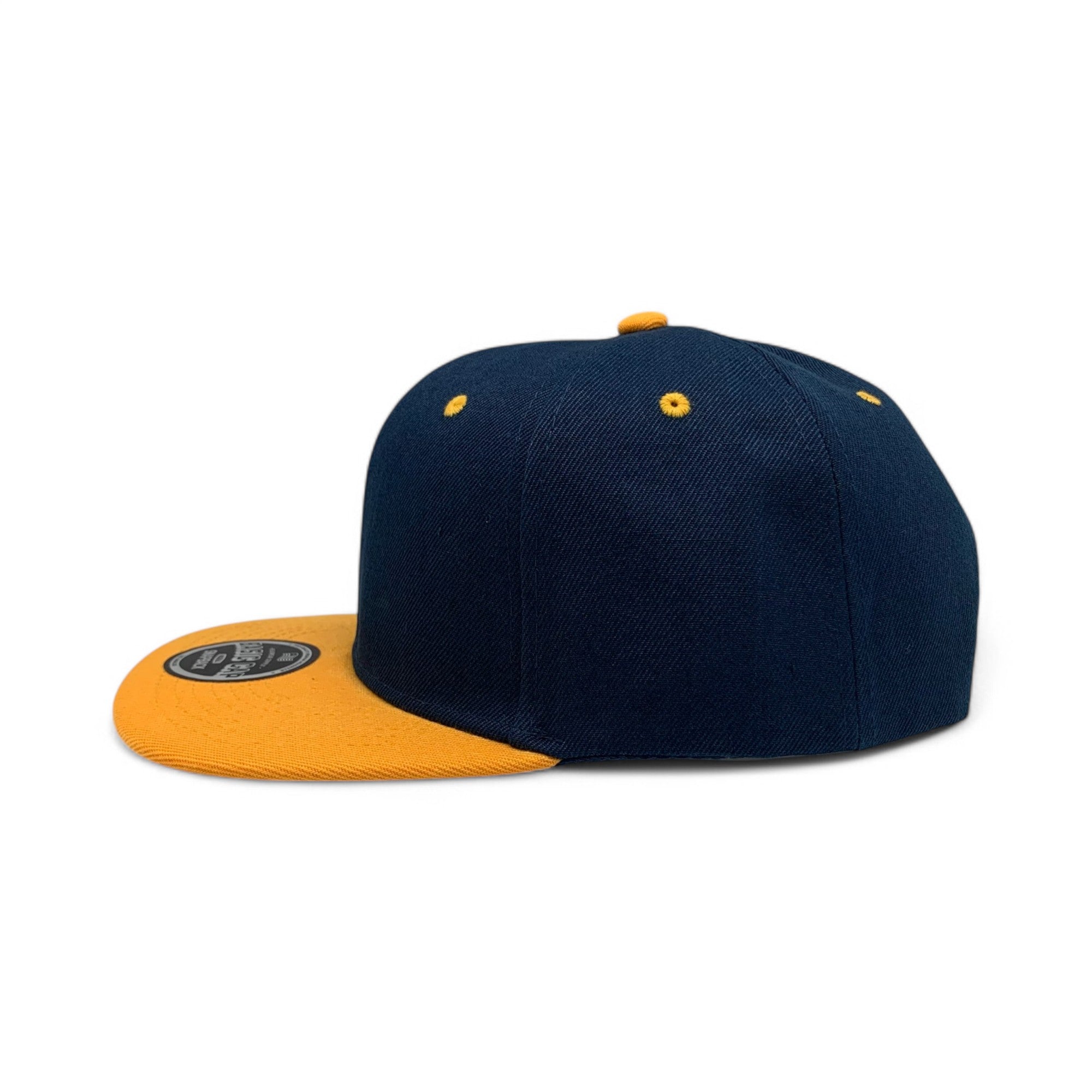 Basic Cap Plain Poly Snapback Hat 8002