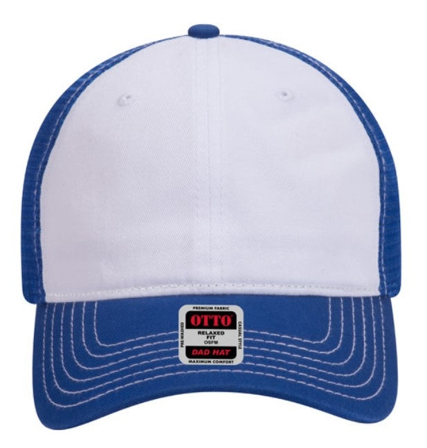Otto Garment Washed Superior Cotton Low Profile Pro Style Mesh Back
