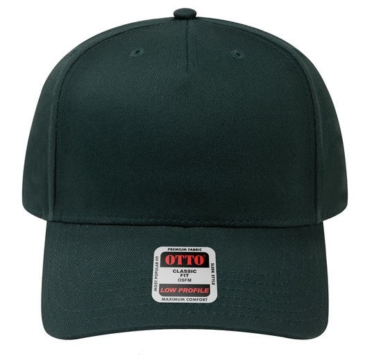Budget Caps | Otto Cotton Twill Five Panel Low Profile Pro Style