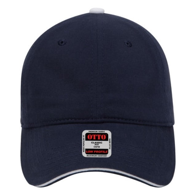 Otto Cotton Twill Sandwich Visor Garment Washed