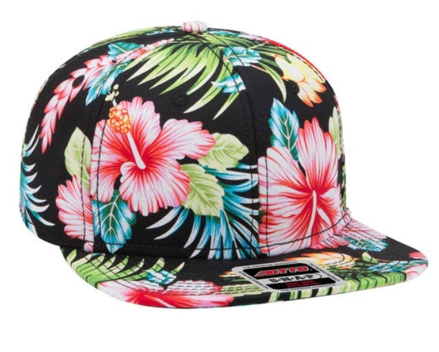 Otto Cotton Twill Hawaiian Pattern Square Flat Viso