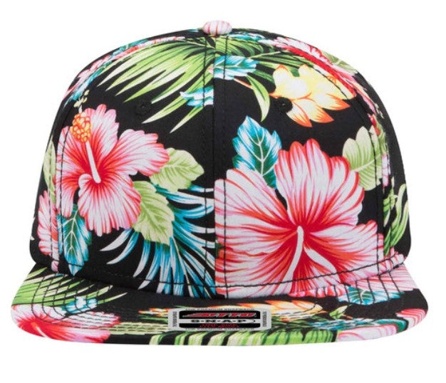 Otto Cotton Twill Hawaiian Pattern Square Flat Viso