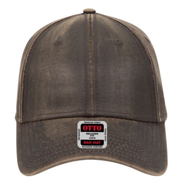 Otto Garment Washed Coated Cotton Canvas Low Pro Dads Cap